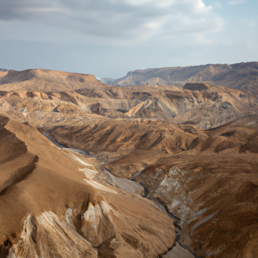 A panoramic view of Israel's rugged desert landscape, hinting at the adventure that awaits with Abraham Tours.